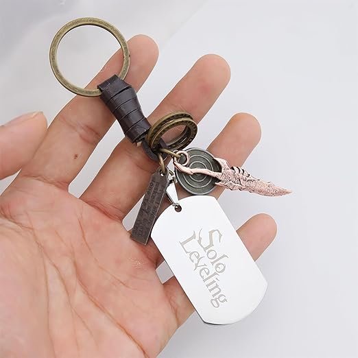 Solo Level Guild Badge Stainless steel Keychain 02