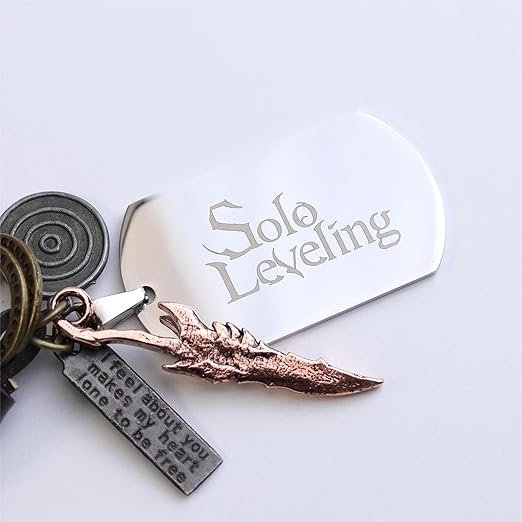Solo Level Guild Badge Stainless steel Keychain 03