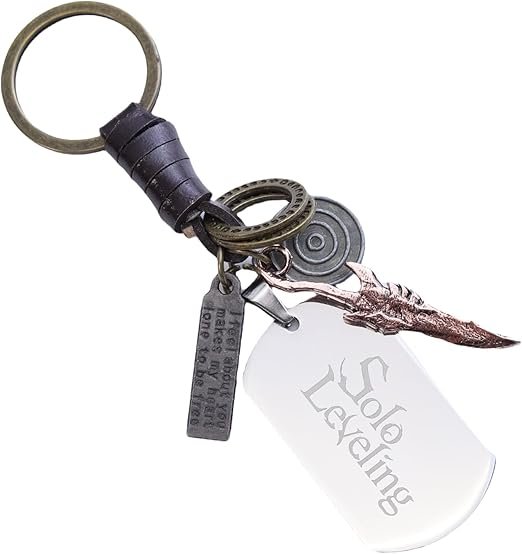 Solo Level Guild Badge Stainless steel Keychain