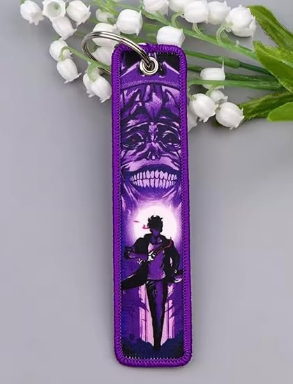 Pinstant Solo Leveling Only I Level Up Arise South Korean Web Novel Comic Webtoon Anime Manga Keychain Key Tag Chain Fob Ring - Image 3