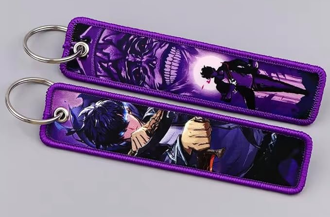 Solo Leveling Only I Level Up Arise South Korean Web Novel Comic Webtoon Anime Manga Keychain Key Tag Chain Fob Ring 03